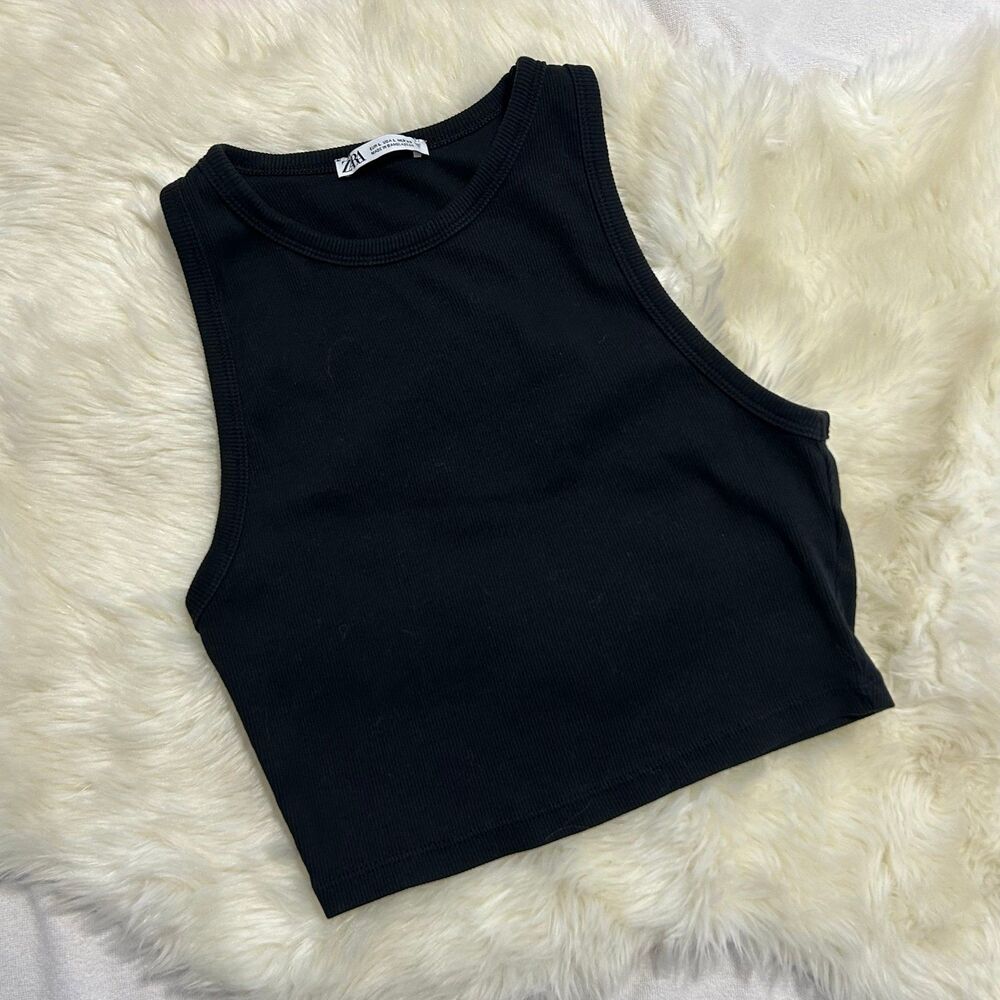 Zara Ribbed Crop Top